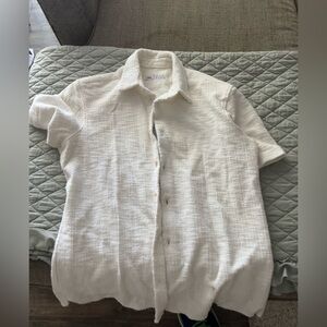 Zara White Button Up Shirt